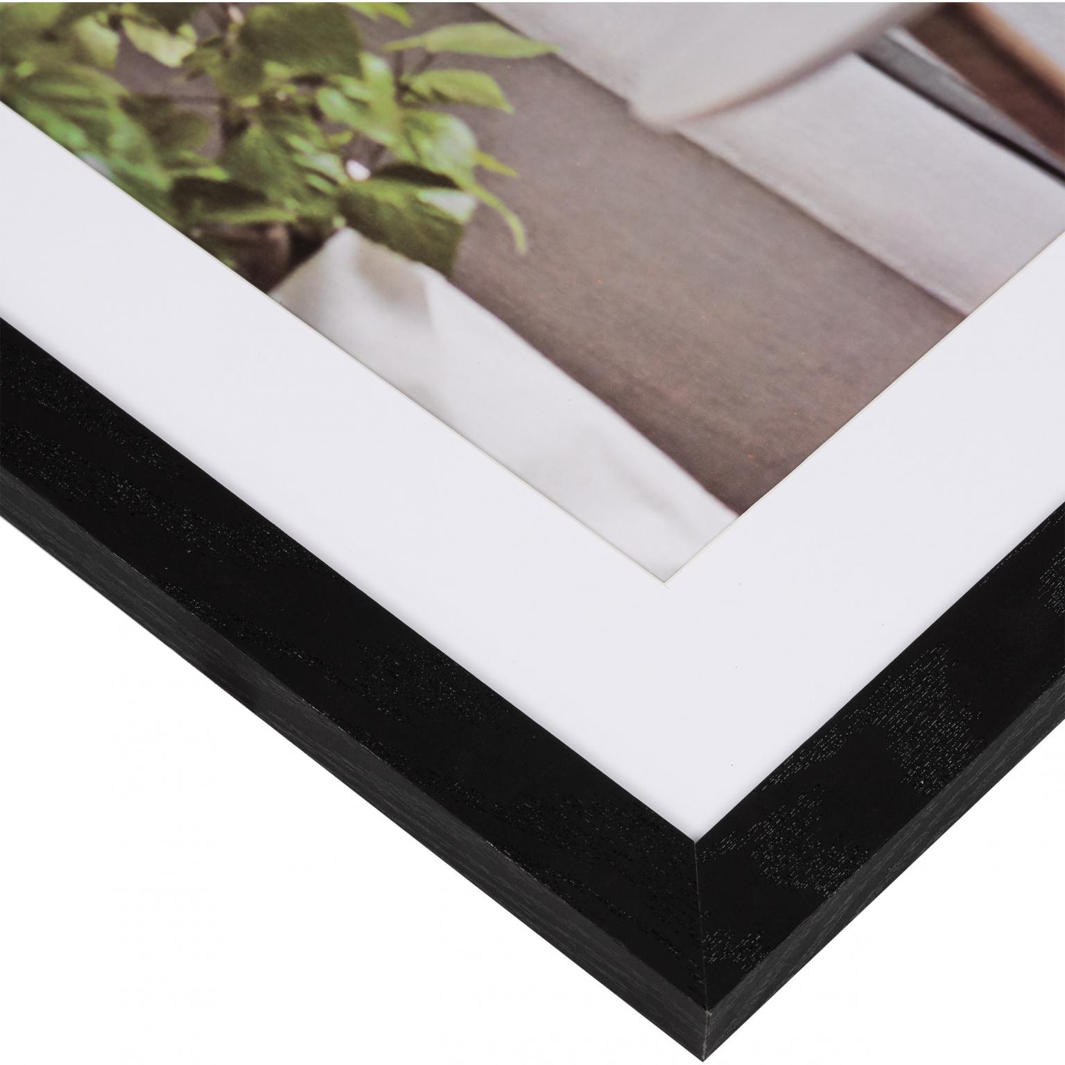 Bilderrahmen Modern - 70x70cm - Schwarz