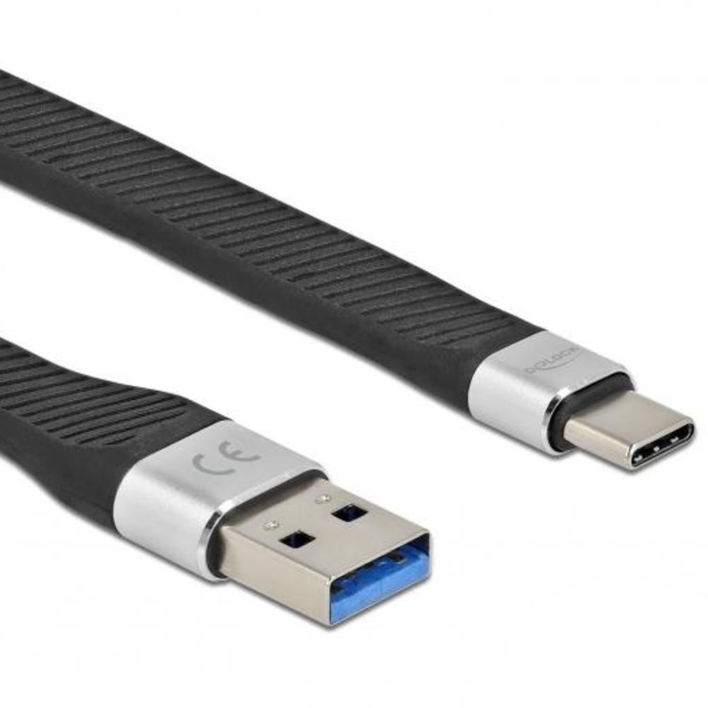 Delock USB 3.2 Gen 1 FPC Flachbandkabel USB Typ-A zu USB Type-C™ 14 cm P - Delock
