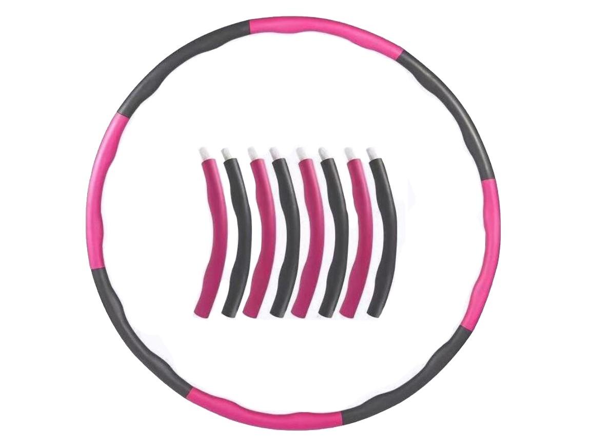 Foam Hula Hoop 95cm (Rosa-Grau) 8 Stück - Kein Hersteller