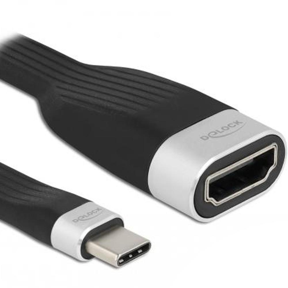 Delock FPC Flachbandkabel USB Type-C™ zu HDMI (DP Alt Mode) 4K 60 Hz 13, - Delock