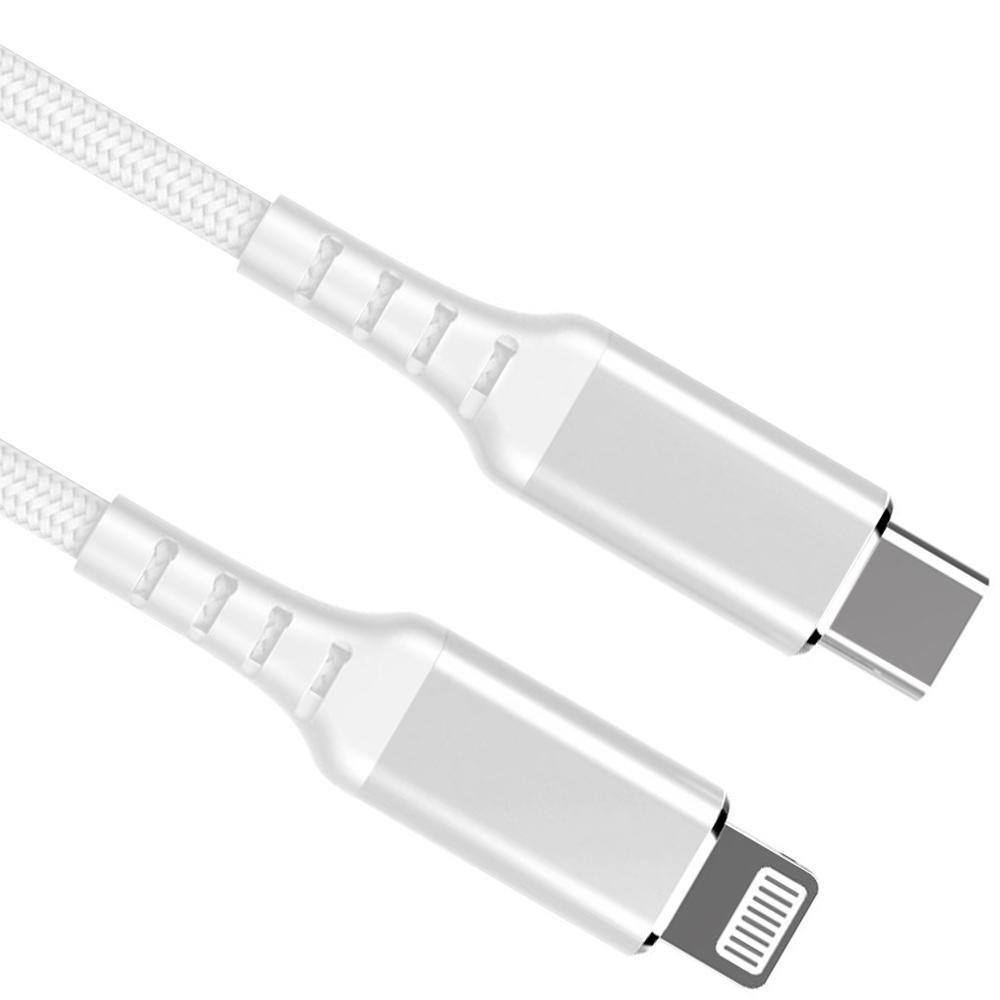 3x USB auf Lightning iPhone Ladekabel weiß 1m –