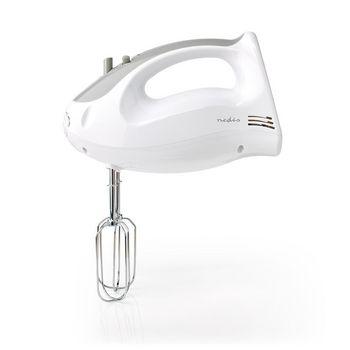 Handrührgerät 200 W 5 Geschwindigkeiten Turbofunktion 2 Knethaken / 2 Rührbesen