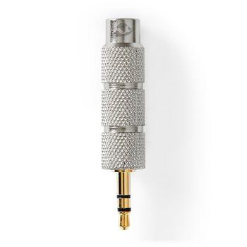Stereo-Audioadapter 3,5 mm Männlich 6,35 mm Female Vergoldet Recht - Nedis