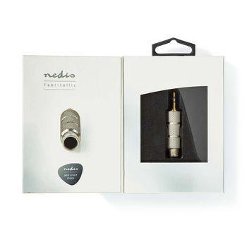 Stereo-Audioadapter 3,5 mm Männlich 6,35 mm Female Vergoldet Recht - Nedis