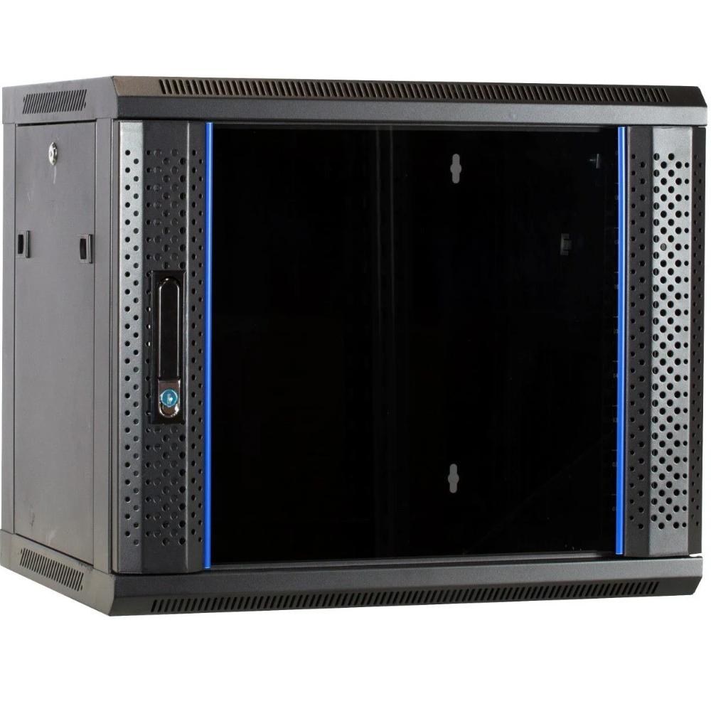 9U Serverrack 19 Zoll 600x450x500mm (BxDxH) Patchfeld Wandgehäuse Datenrack