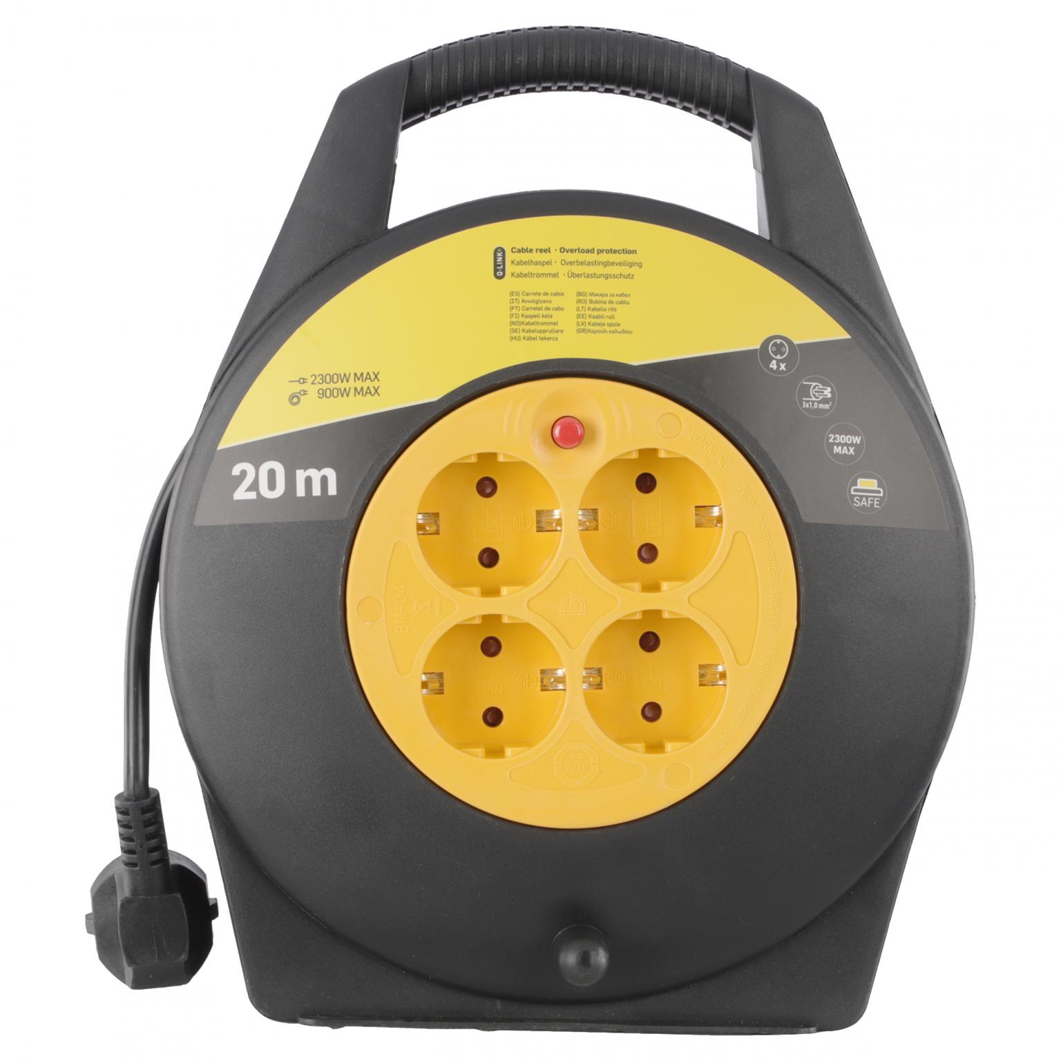 Kabeltrommel - 20 Meter - Q-LINK