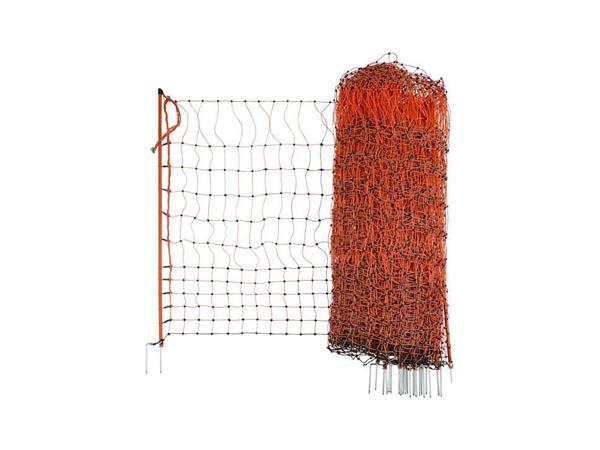 Hühnernetz 112cm-50m einpolig -ORANGE-, elektrisch - Corral