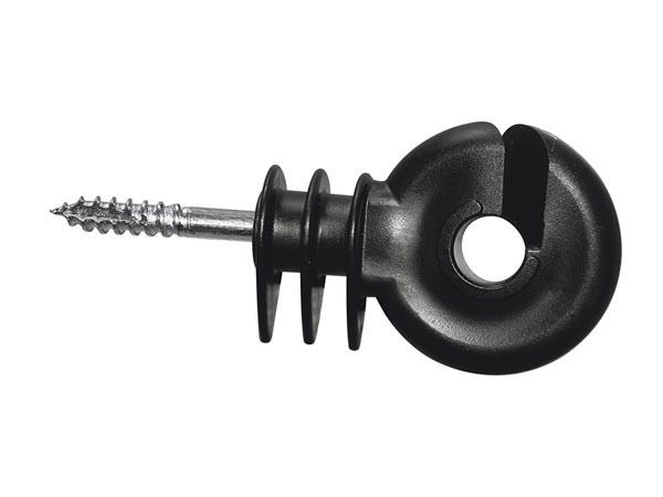 Ringisolator kompakt, schwarz EDX-Schraube (25 Stück) - Corral