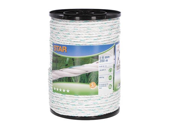 Star Elektroschockkabel 200m,6mm 3x Cu 0,30 + 3x Ni 0,30 - Corral