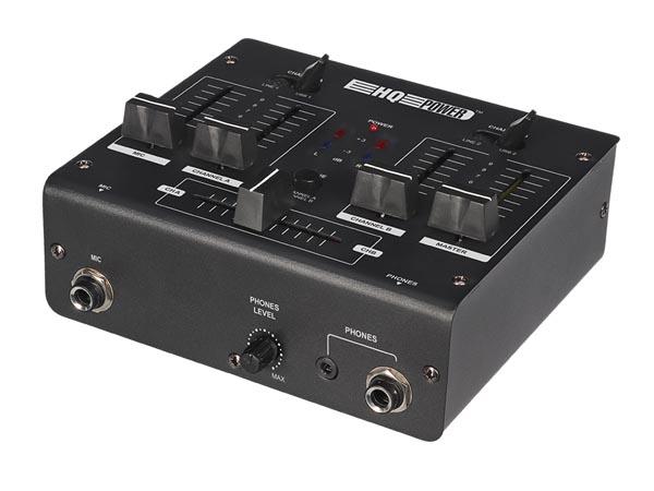 2-KANAL-MISCHER MIT 2 USB-ANSCHLÜSSEN - HQ-Power