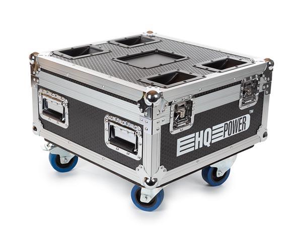 FLIGHTCASE MIT 6 x HQLP10031 LED-BODENFOTOS MIT ACCUTE - HQ-Power