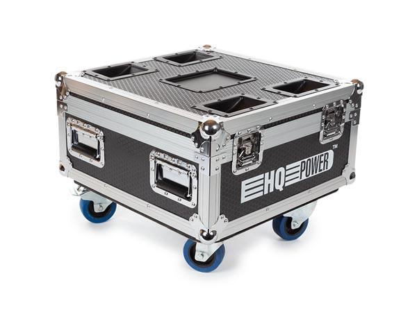 FLIGHTCASE MIT 6 x HQLP10030 LED-BODENFOTOS MIT ACCUTE - HQ-Power