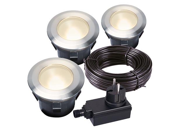 GARTENLEUCHTEN - GROSSES SET - INBOUWSPOT - 12 V - 30 lm - 1 W - 3000 K - Garden Lights