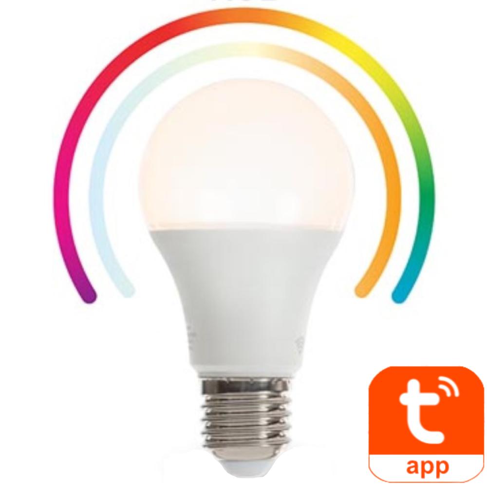 SMART WLAN RGB-LAMPE - KOUDWIT & WARMWIT - E27 - A60