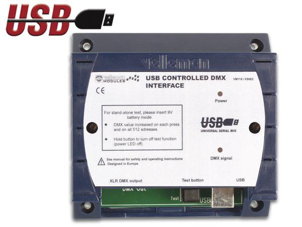 DMX-CONTROLLER VIA USB - Whadda