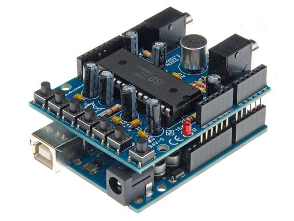 AUDIOAUFNAHME-SCHILD FÜR ARDUINO - Whadda