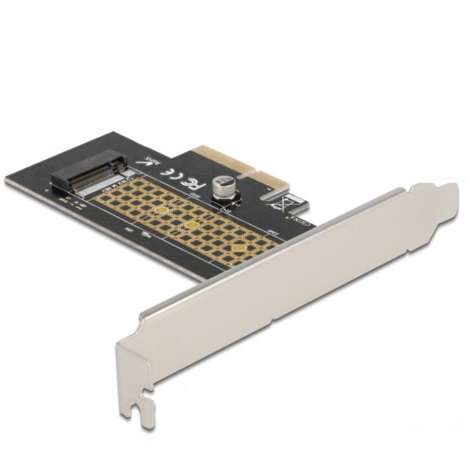 Delock PCI Express x4-Karte für 1 x internen NVMe M.2 Key M 80 mm - Low Profile - Delock