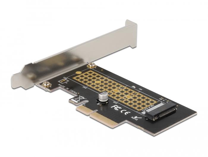Delock PCI Express x4-Karte für 1 x internen NVMe M.2 Key M 80 mm - Low Profile - Delock