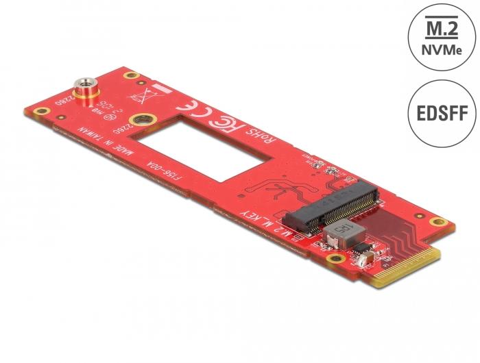 Delock Konverter EDSFF E1.S zu M.2 Schlüssel M Slot NVMe - Delock