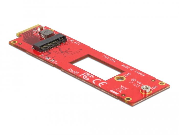 Delock Konverter EDSFF E1.S zu M.2 Schlüssel M Slot NVMe - Delock