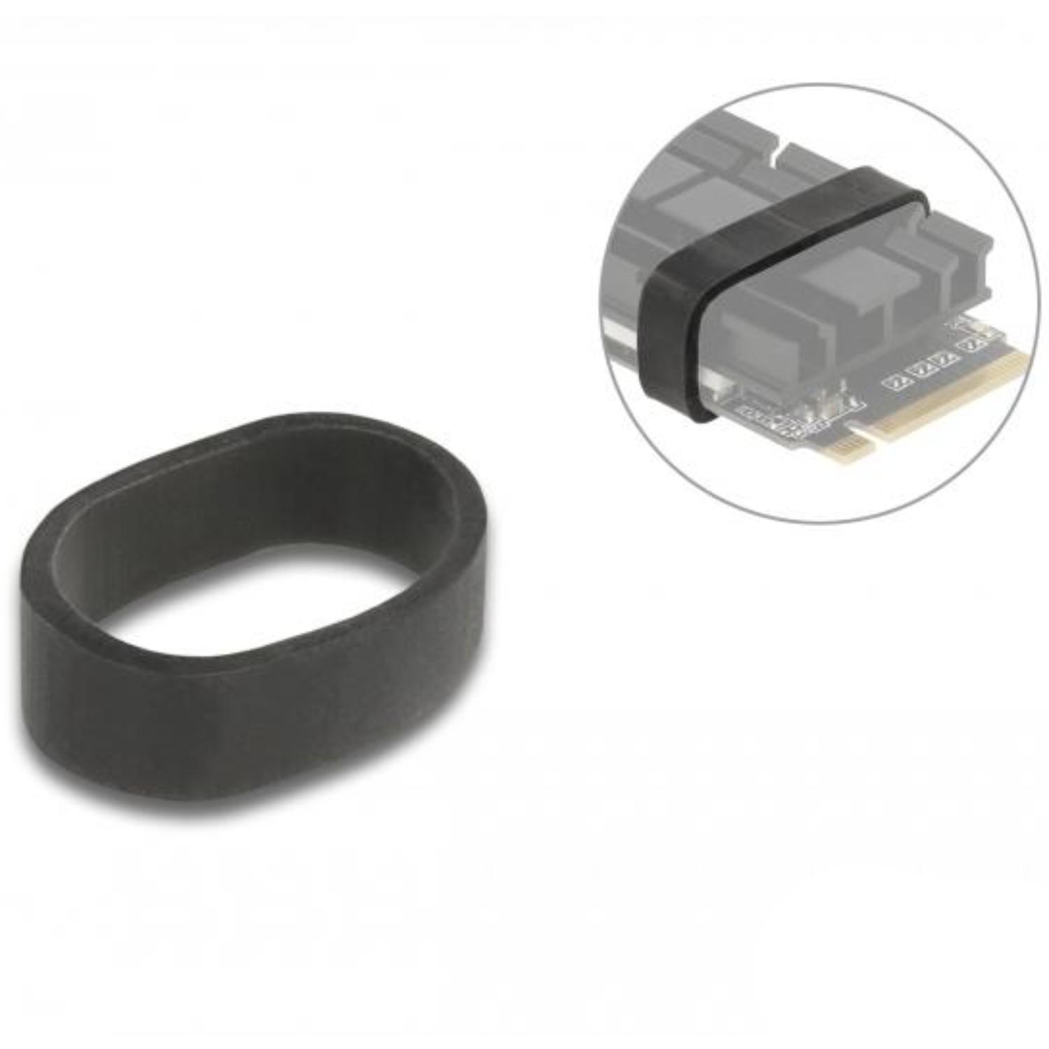 Delock Ring für M.2 SSD und Kühlkörper schwarz 10 - Delock