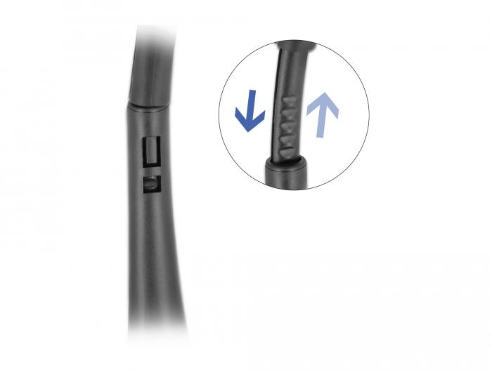 Delock USB-Stereo-Headset mit Lautstärkeregler für PC und Notebook - Ult - Delock