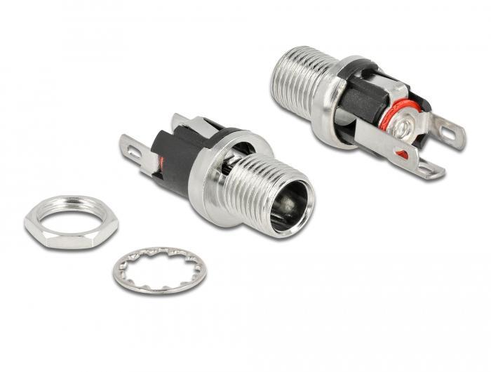 Delock DC 5,5 x 2,1 x 12,0 mm Buchse, Lötanschluss - Delock
