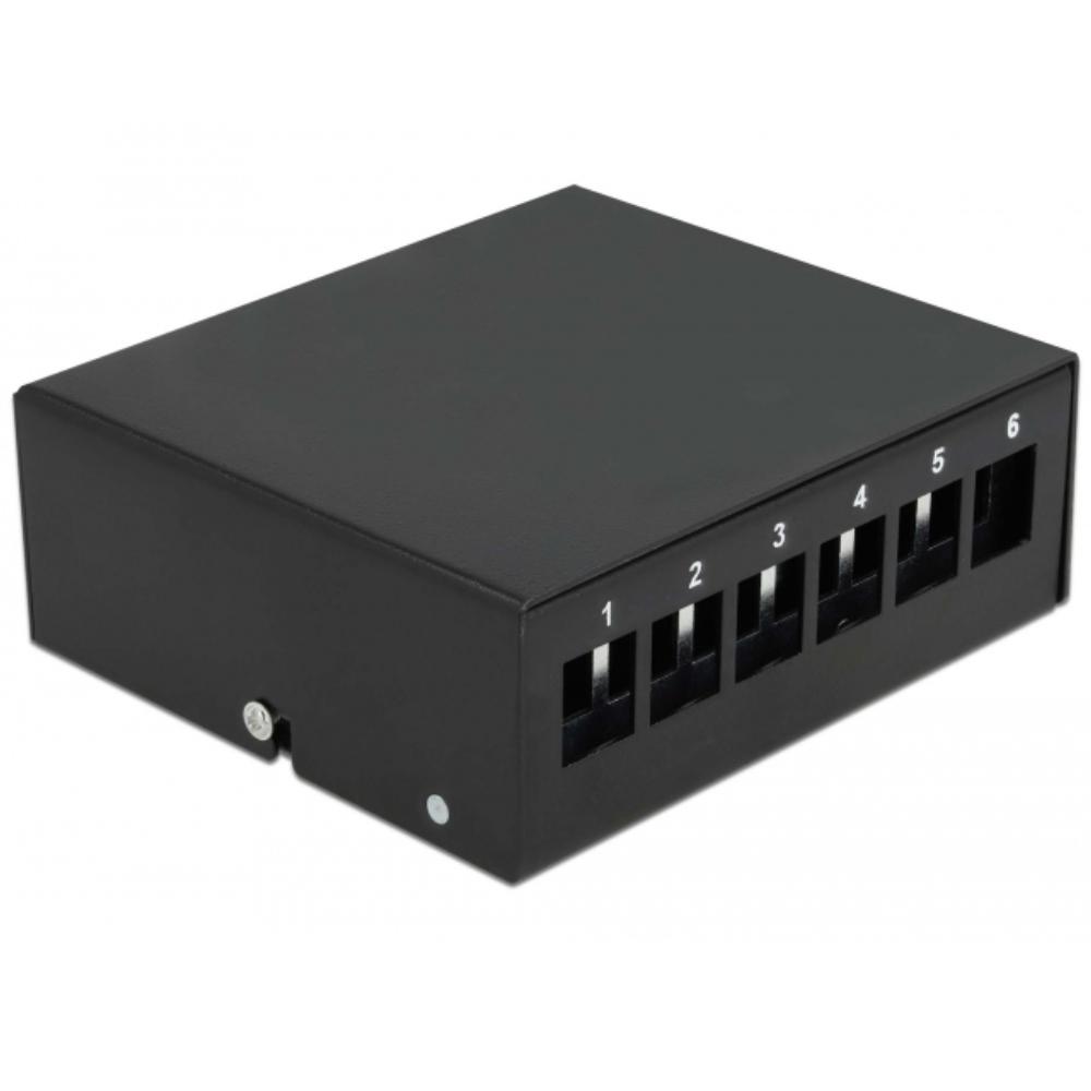 6-Port-Patchfeld - Delock