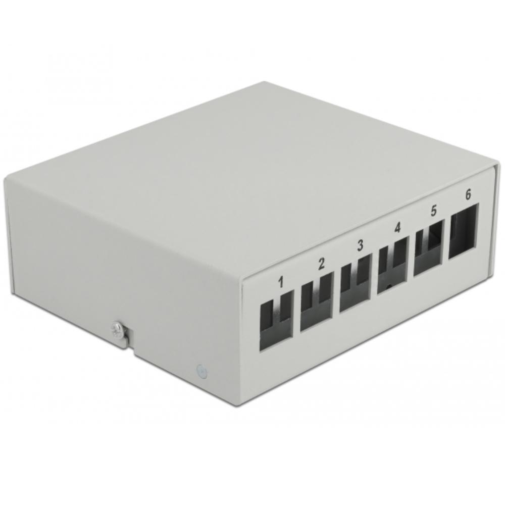 6-Port-Patchfeld - Delock