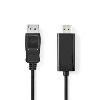 DisplayPort-Kabel DisplayPort-Stecker HDMI™-Anschluss 1080p - Nedis