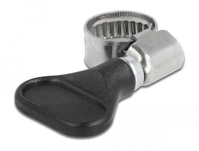 Delock Schlauchschelle RVS 400 RVS mit Flügelmutter 8 - 12 mm 5 Stück - Delock