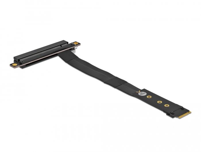 Delock M.2 Key M zu PCIe x16 NVMe Adapter, 20 cm Kabel - Delock