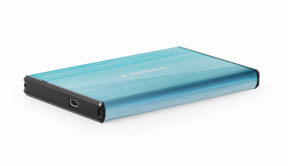 Externe HDD Gehäuse 2.5' SATA USB3.0 schwarz (gebürstet) - Gembird