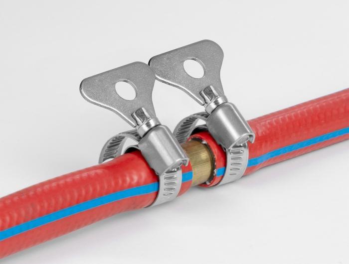 Delock Schlauchschelle mit Flügelmutter 32 - 50 mm 10 Stück Metall - Delock