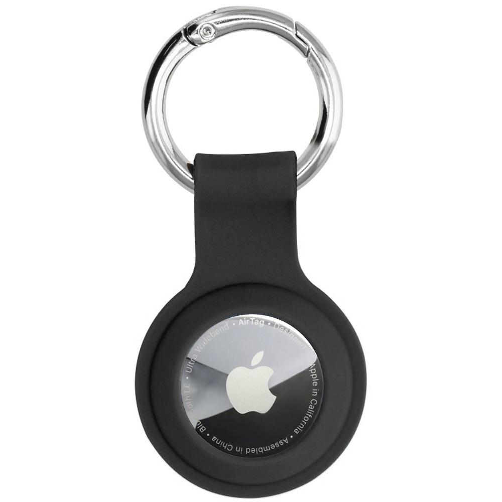 Apple AirTag Schlüsselanhänger - schwarz - Hama