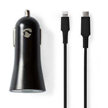 SinLoon USB-C-auf-Zigarettenanzünder-Adapter, 10FT 12 V, USB-Typ-C-Stecker  auf Zigarettenanzünder-Adapterkabel, funktioniert mit einem 65 W