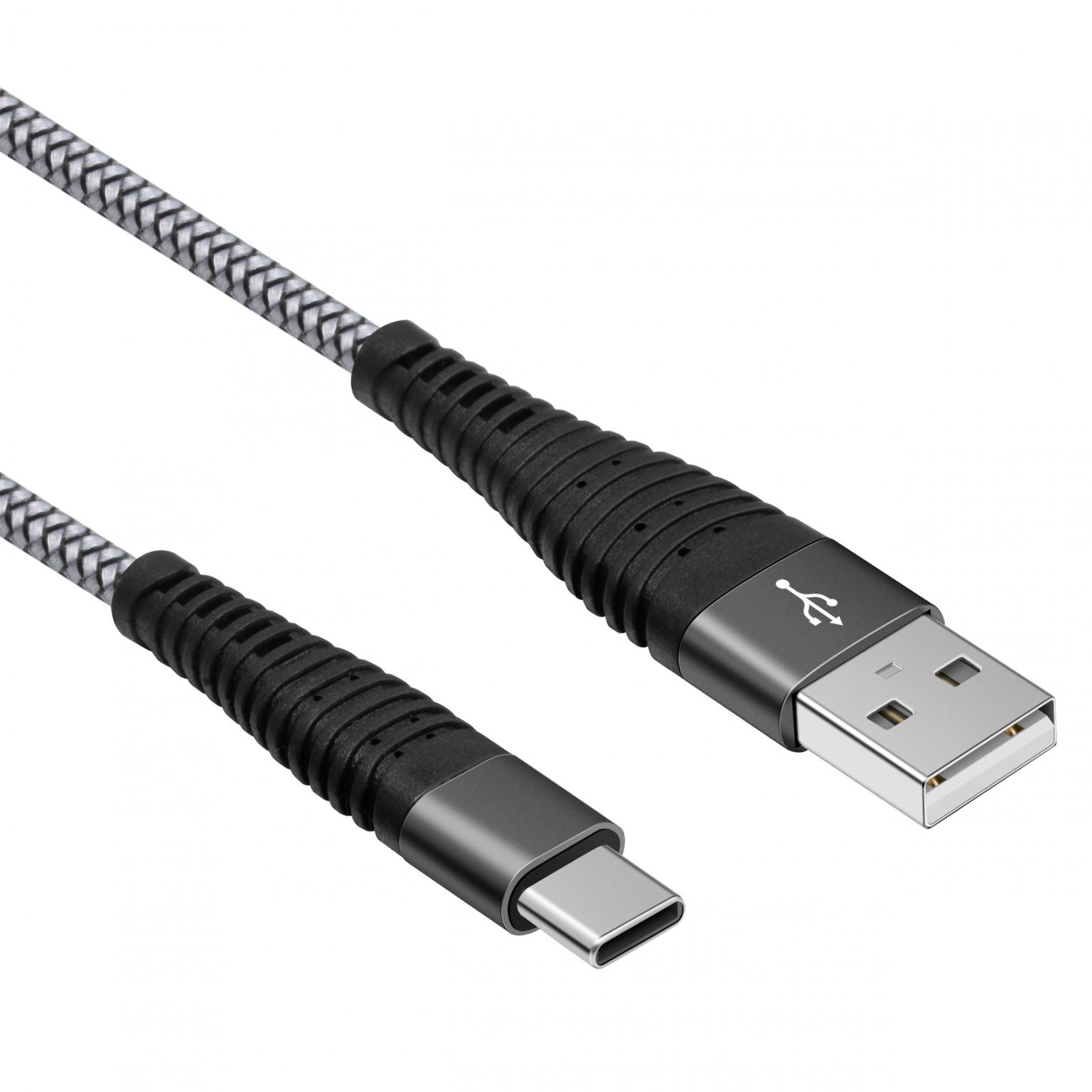 USB-C-auf-USB-A-Kabel - Extra starker Mantel