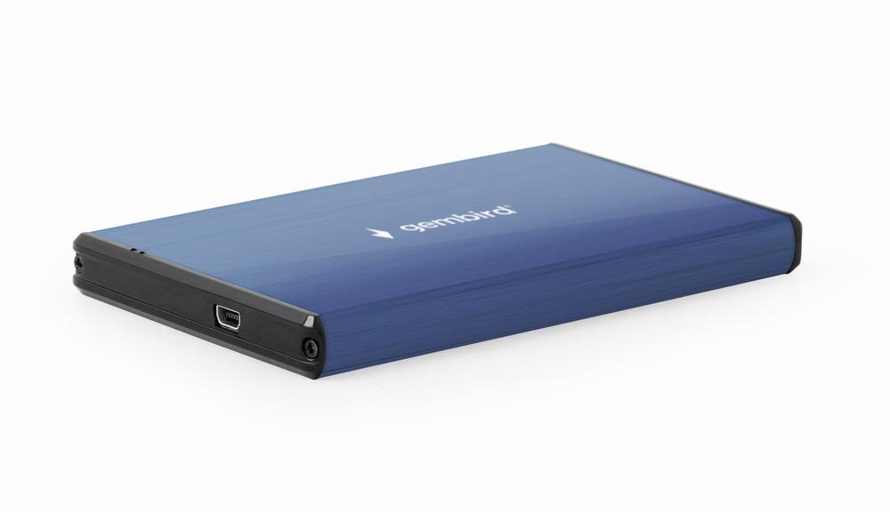 Externe HDD Gehäuse 2.5' SATA USB3.0 schwarz (gebürstet) - Gembird