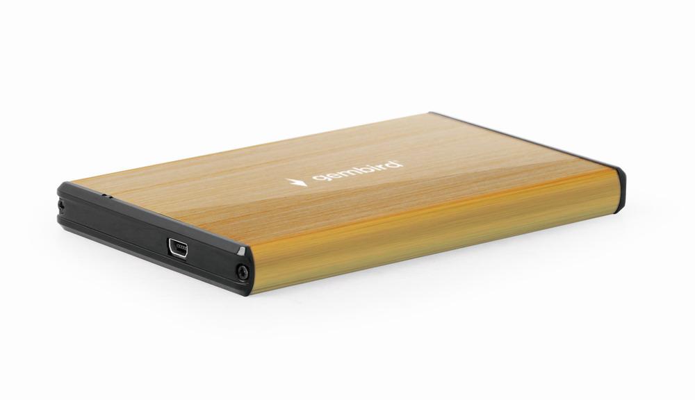 Externe HDD Gehäuse 2.5' SATA USB3.0 schwarz (gebürstet) - Gembird