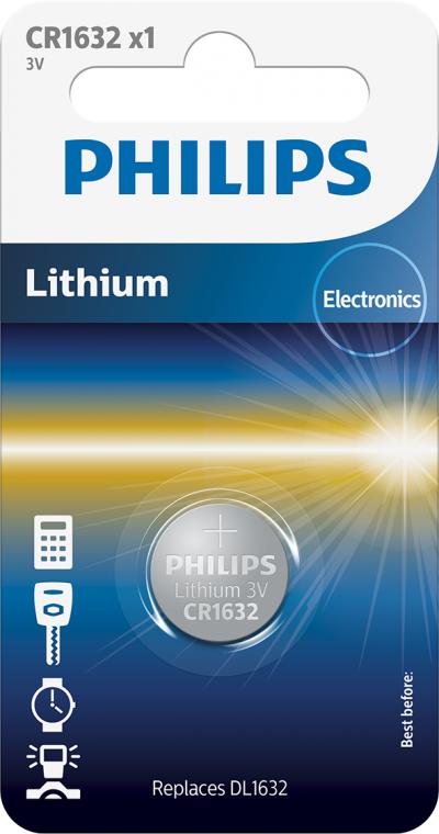 Philips Lithium CR1632 Blister 1 - Philips