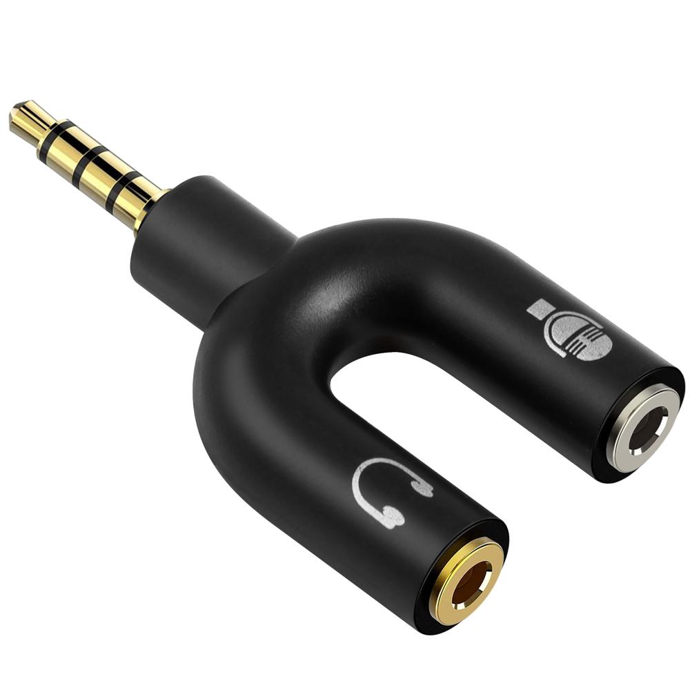 Aux-Splitter - Mikrofon und Audio - Allteq
