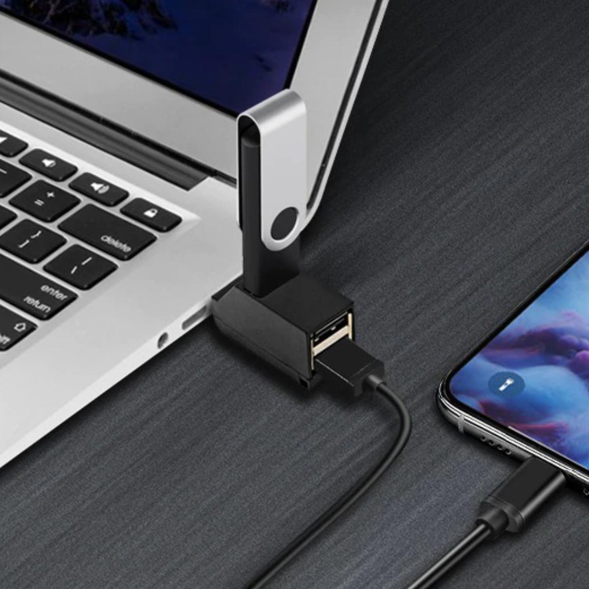 USB-Hub - 3 Anschlüsse - Allteq