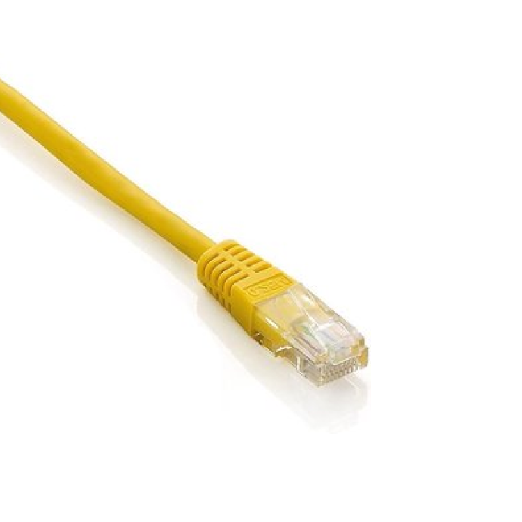 Equip Patchkabel Cat6 U/UTP 2xRJ45 2,00m gelb Polybeutel