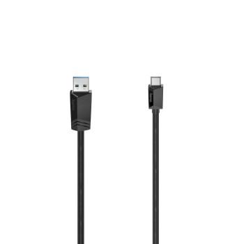 USB-C-Kabel, USB-C-Stecker - USB-A-Stecker, USB 3.2 Gen1, 5 Gbit/s, 0,25 m - Hama