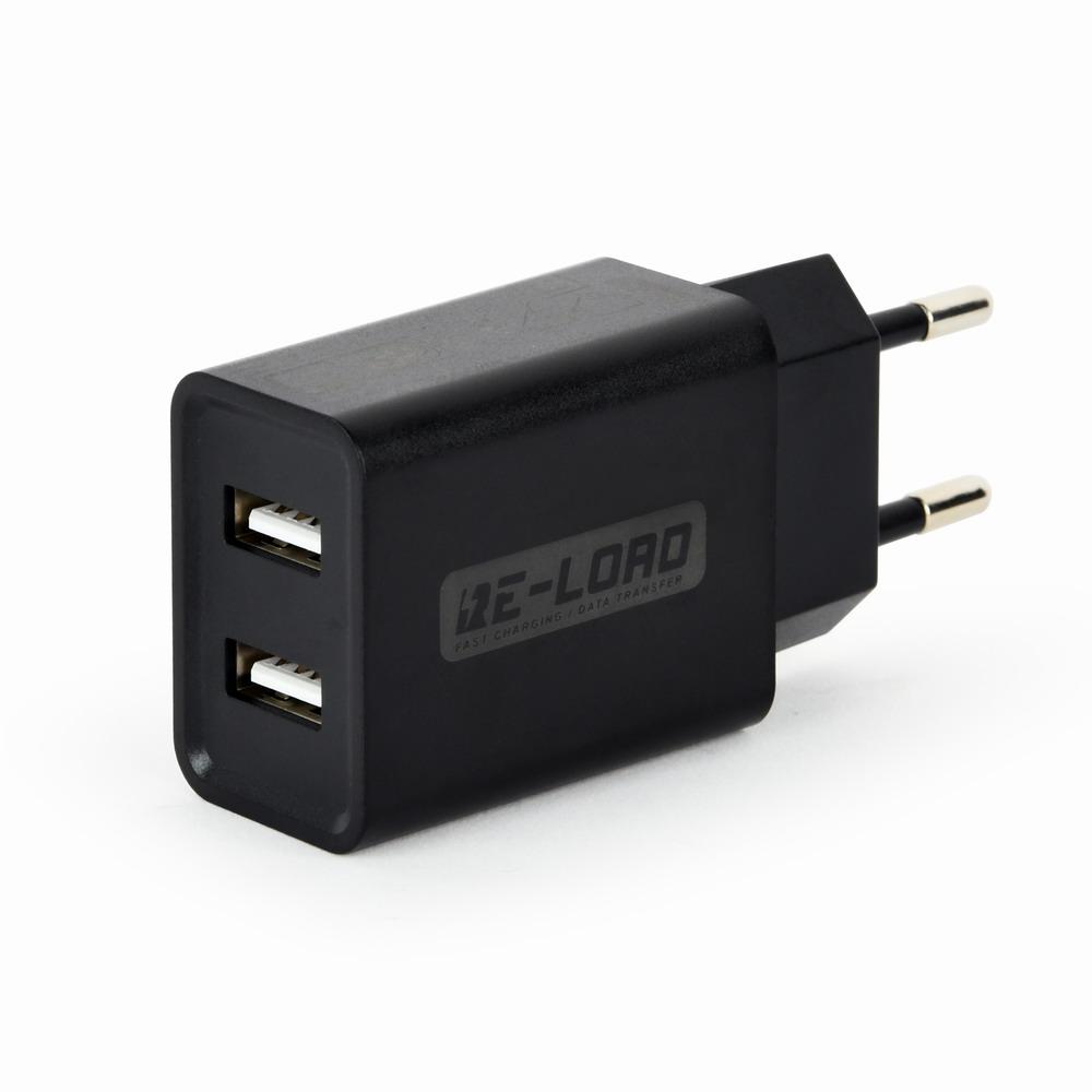 Universales USB-Ladegerät mit 2 Anschlüssen, 2,1 A - Gembird