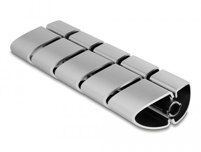 Delock Befestigungselement für Kabelrinne 75 x 45 mm 5 Stück silber - Delock