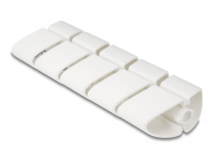 Delock Befestigungselement für Kabelrinne 75 x 45 mm 5 Stück weiß - Delock