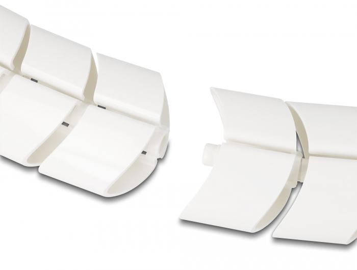 Delock Befestigungselement für Kabelrinne 75 x 45 mm 5 Stück weiß - Delock