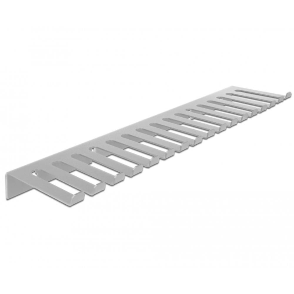 Delock Kabelhalterung 325 x 90 mm zur Wandmontage grau