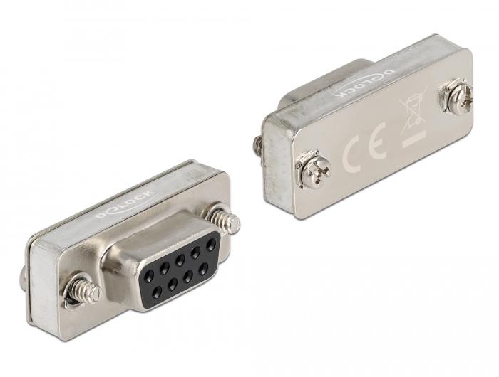 Delock RS-232/422/485 Loopback-Adapter mit DB9-Anschluss - Delock